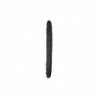 Dildo Doble Flexible Negro 40 cm