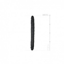 Dildo Doble Flexible Negro 40 cm
