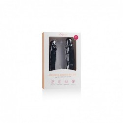 Dildo Doble Flexible Negro 40 cm