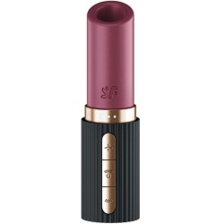 SATISFYER - PRO 2 KISS ESTIMULADOR CLÍTORIS POR ONDAS GRANATE - NEGRO
