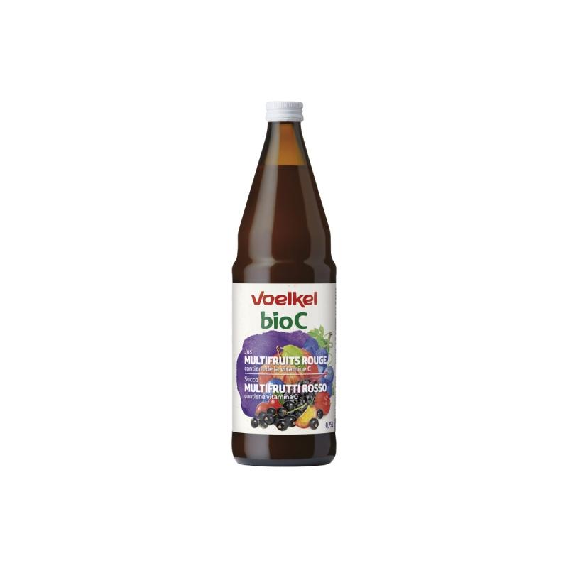 BioC Zumo multifruta rojo con vitamina C Bio 750ml Voelkel