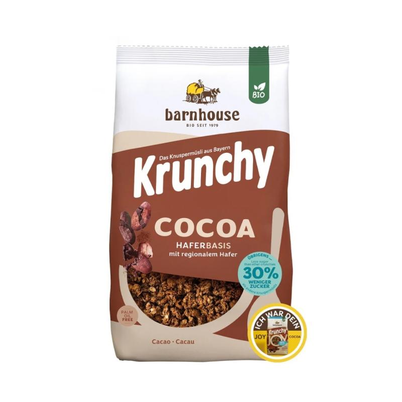 Muesli krunchy cacao 30% menos de azucar Bio 500g Barnhouse