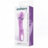 Brightpurple Vibrador y Rotador Doble Motor 360º USB Silicona
