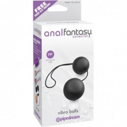 Anal Fantasy Collection  Bolas Vibradoras - Color Negro