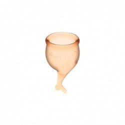 Copas Menstruales Feel Secure Orange Pack de 2