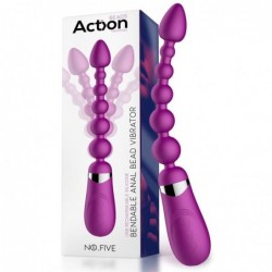 No. Five Bolas Anales con Vibracion Fléxible USB Silicona