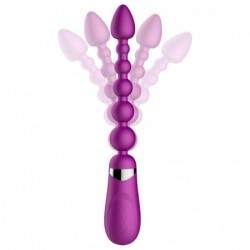 No. Five Bolas Anales con Vibracion Fléxible USB Silicona