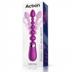 No. Five Bolas Anales con Vibracion Fléxible USB Silicona