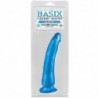 Dildo Slim con Ventosa - Color Azul 17,78 cm