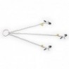 Pinzas para Pezones y Clitoris con Cadena Metal