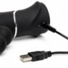 Vibrador Triple Curve USB Negro