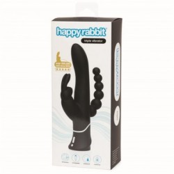 Vibrador Triple Curve USB Negro