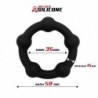 Anillo para el Pene Silicona Sólida 3.5 cm Negro