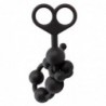 Cadena Anal 30.8 x 2.4 cm Silicona Negro