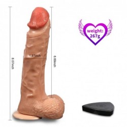 Vibrador y Rotador Realista Bronte 16.5 cm