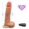 Vibrador y Rotador Realista Bronte 16.5 cm