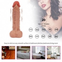Vibrador y Rotador Realista Bronte 16.5 cm
