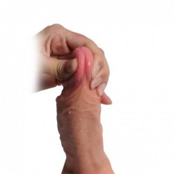 Dildo Silicona Doble Densidad Ercules 22 cm