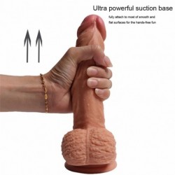 Dildo Silicona Doble Densidad Ercules 22 cm
