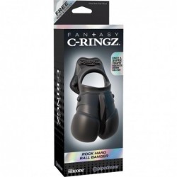 Fantasy C-Ringz Anillo con Protección de Testículos Color Negro
