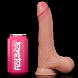 Dildo Sliding Dual Layer 8.5 Natural
