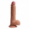 Dildo Silicona Doble Densidad Dean 21 cm