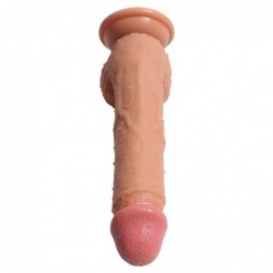 Dildo Silicona Doble Densidad Dean 21 cm