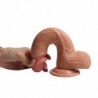 Dildo Silicona Doble Densidad Dean 21 cm