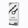 Elmer Plug Anal con Aro de Fácil Extracción Silicona Negro