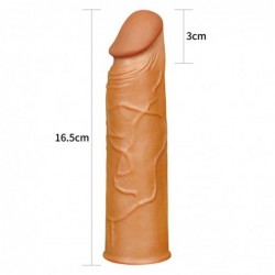 Funda para el Pene Pleasure X Tender Marrón