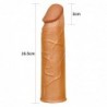 Funda para el Pene Pleasure X Tender Marrón