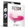 Plug Anal con Cola Rosa y Blanca Talla S