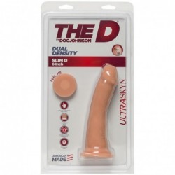 Dildo Dual Density Slim D 6 Ultraskyn Natural