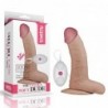 Dildo The Ultra Soft Dude con Vibración 8.8 Natural