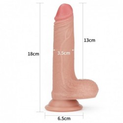 Dildo Nature 7 Silicona Líquida Natural