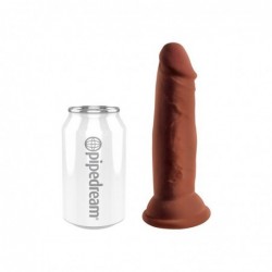 Dildo Triple Densidad 6 Caramelo