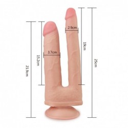 Dildo Doble Skinlike 7 Natural