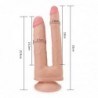 Dildo Doble Skinlike 7 Natural