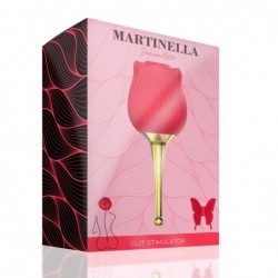 Martinella Estimulador de Clítoris  y Vibrador de Punto Hot Red