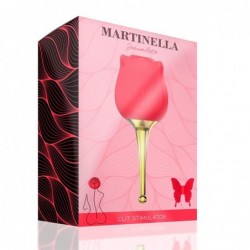 Martinella Estimulador de Clítoris  y Vibrador de Punto Hot Red