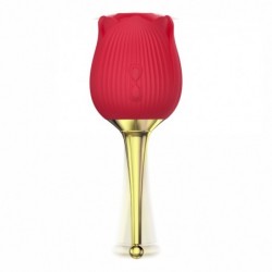 Martinella Estimulador de Clítoris  y Vibrador de Punto Hot Red