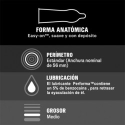 Preservativos Placer Prolongado 12 Unidades