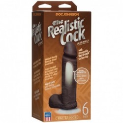 Dildo Realista Dual Density 6 Chocolate
