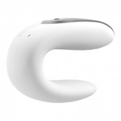 Double Fun Vibrador para Parejas con APP y Control Remoto Blanco