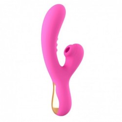 No. Twenty Vibrador Punto G con Succión USB Silicona