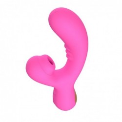 No. Twenty Vibrador Punto G con Succión USB Silicona