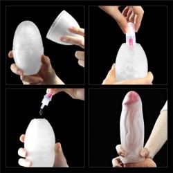 Masturbador Masculino Giant Egg Spirals Edition Negro