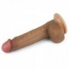 Dildo Nature 8.5 Silicona Líquida Marrón