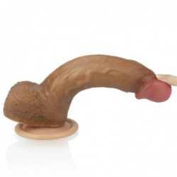 Dildo Nature 8.5 Silicona Líquida Marrón