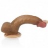 Dildo Nature 8.5 Silicona Líquida Marrón